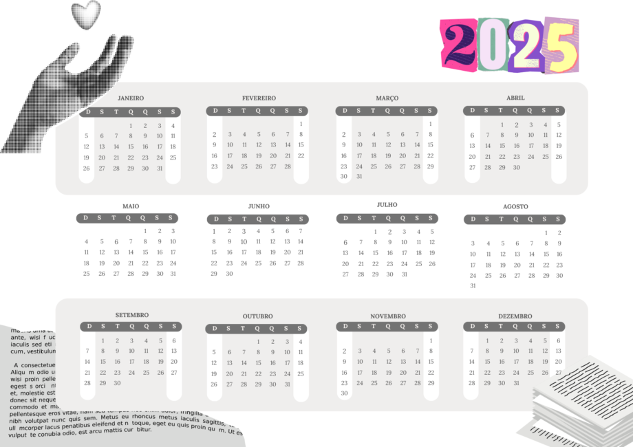 Calendário literário 2024